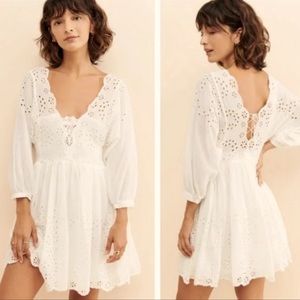 Free People Eyelet Boho Dress